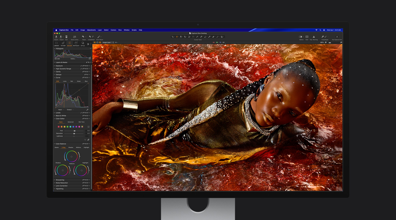 Pildifail mitme vaaterežiimi valikuga vasakpoolses navigeerimispaneelis