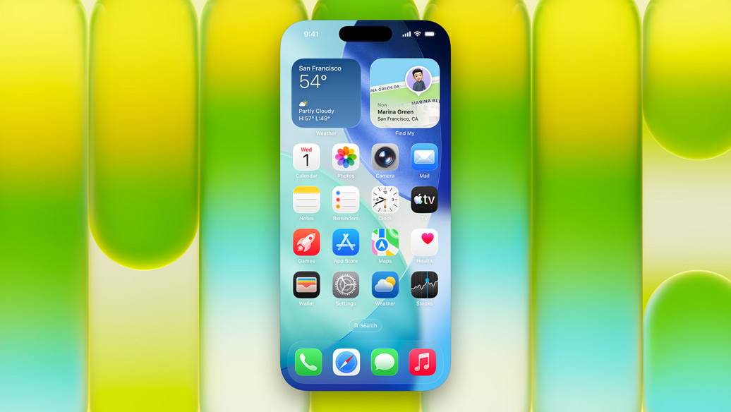 Un écran d’iPhone affiché sur l’écran d’un MacBook Neo, montrant l’app Uber Eats