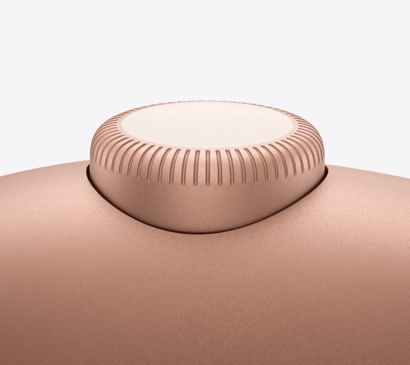 AirPods Max Digital Crown tuvplāns.