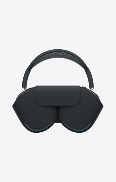 AirPods Max 2 headphones in Smart Case, front exterior, midnight colour