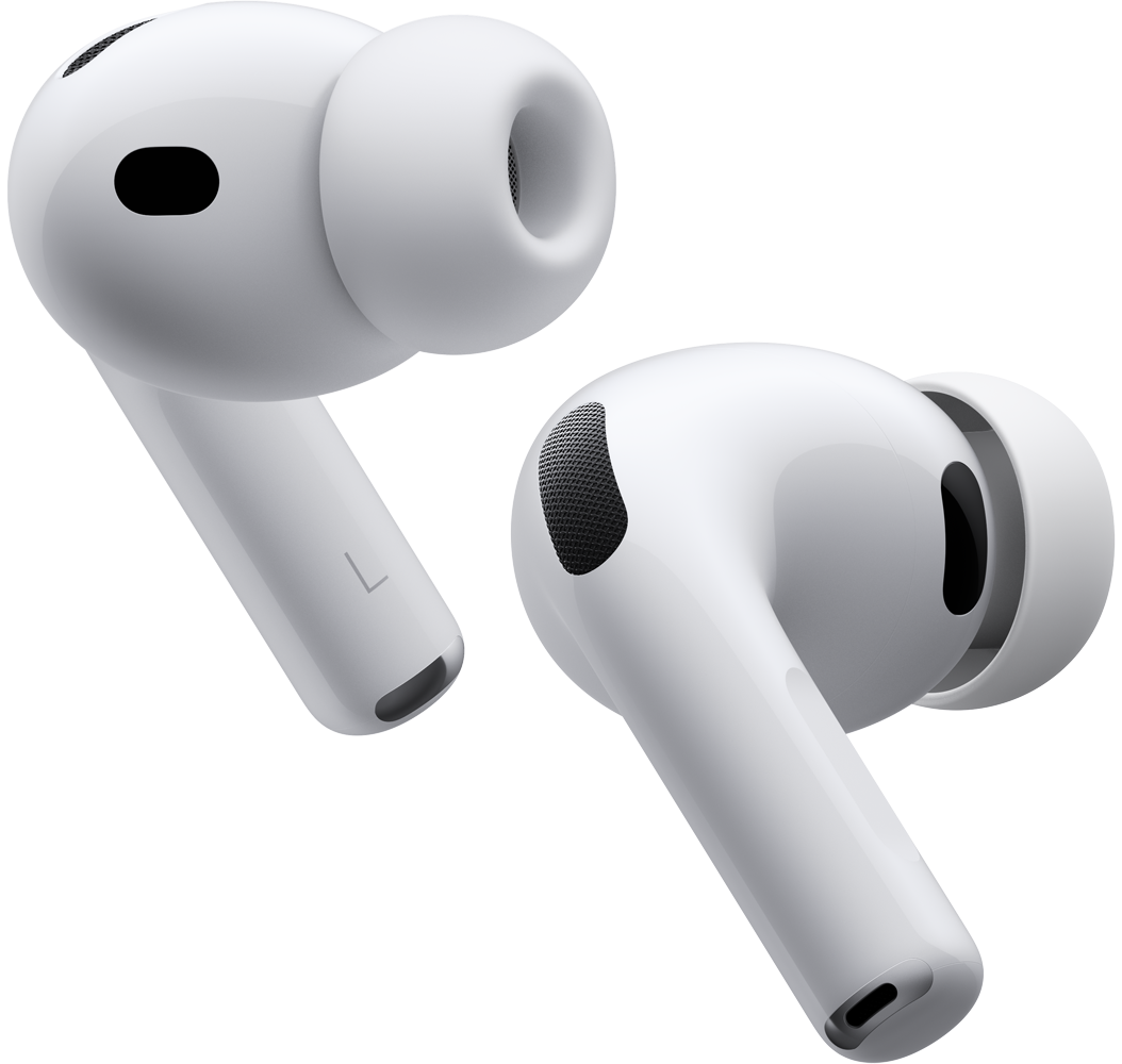 AirPods Pro 3, fones de ouvido sem fio esquerdo e direito.
