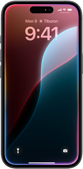 Vários aparelhos iPhone deslizam da esquerda para a direita mostrando diferentes recursos da Apple Intelligence.