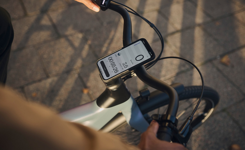 Los clientes pueden acceder a los datos del trayecto en tiempo real que generan sus bicis eléctricas.