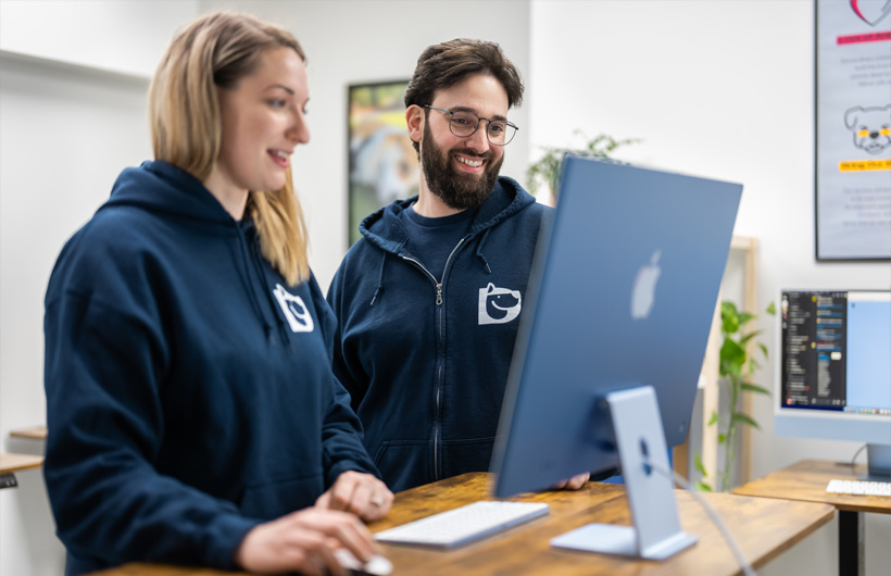 Grazie all’ampio display di iMac ogni operations manager può vedere gli impegni della giornata a colpo d’occhio.