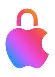 Apple logotips slēdzenes formā ir aizslēgts, lai uzsvērtu konfidencialitātes aizsardzību