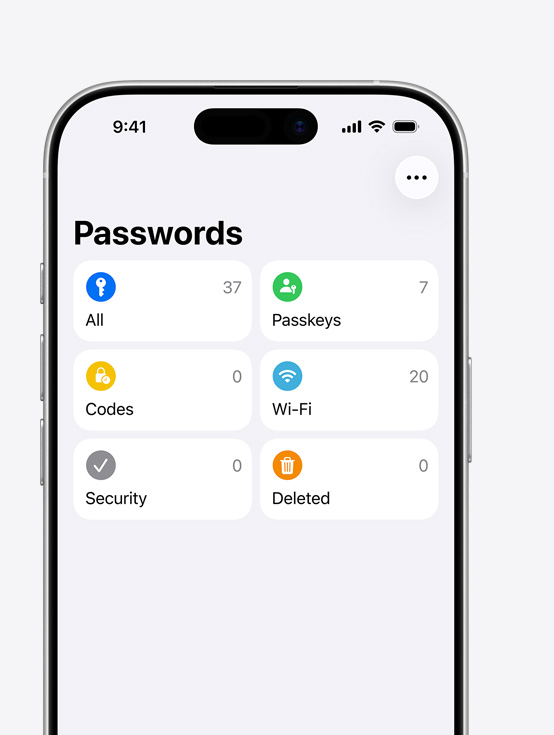iPhone ekrānā redzama Passwords aplikācija, aplikāciju saraksts, Doordash, Atlas Obscura, Koba, Quickbooks, LinkedIn, Etsy, ir saglabāta lietotāja e-pasta adrese