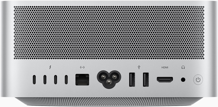 Mac Studio skats no aizmugures