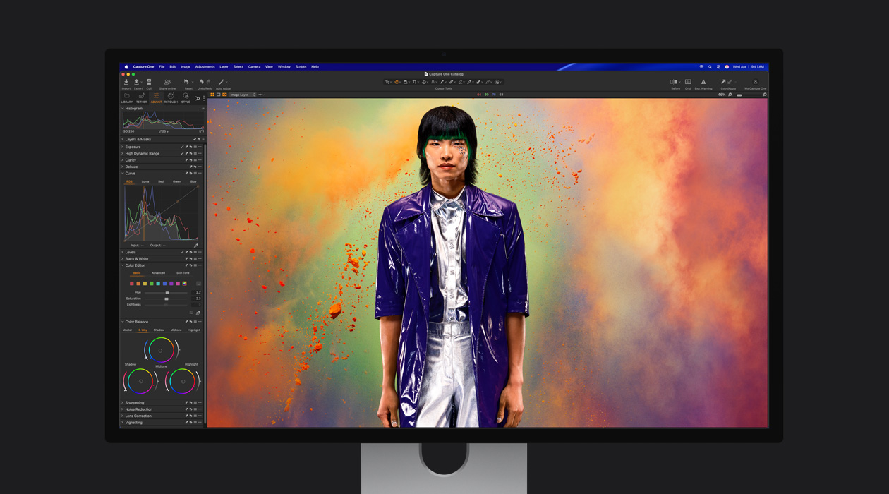 Een afbeeldingsbestand met meerdere weergaveopties in de linker navigatiekolom