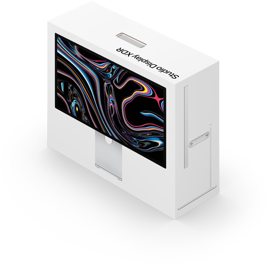 Studio Display XDR 的包裝盒