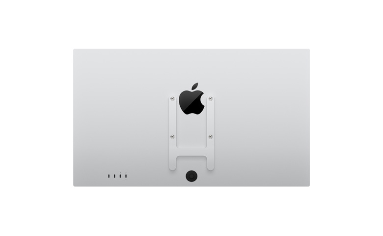 配備 VESA 吊架連接器的 Studio Display XDR，展示背面